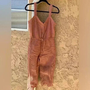 Made with love blue blush jumpsuit size M